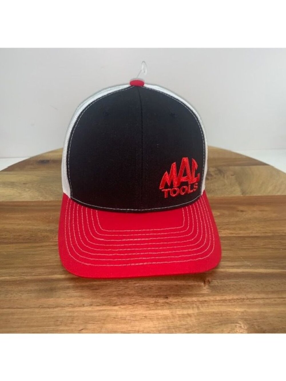 MAC Tools HAT Cap Trucker Style Snapback Adjustable Red Black White